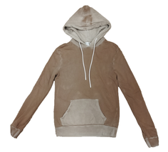 COTTON CITIZEN Unisex Hoody Everyday Cozy Solid Brown Size S - £76.75 GBP