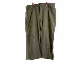 Orvis Mens Sage Green Jeans Size 42X30 Straight Leg 100% Cotton - $24.71