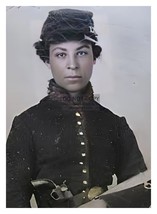 Cathay Williams Only Female Buffalo Soldier Union Civil War 5X7 Colorized Photo - £6.67 GBP