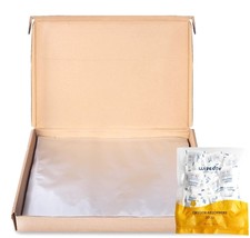 WISEDRY 1-gal Mylar Bags (98) 4 mil 15&quot;x10&quot; 300cc Oxygen Absorber Packs Food Gra - £30.26 GBP