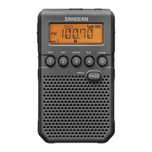 Sangean DT-800BK AM/FM/NOAA Weather Alert Pocket Radio (Black) - £81.97 GBP