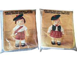 Vintage 1981 Campbell Soup Kids Dolls Craft Kits Boy  unopened NEW Rare Pair! - £17.27 GBP