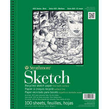 Strathmore Sketch Spiral Paper Pad 5.5&quot;X8.5&quot;-100 Sheets. - $21.02