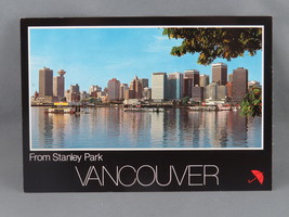 Vintage Postcard - Downtown Vancouver From Stanley Park - Kina Italia - $15.00