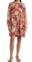 Collective Concepts Nordstrom Boho Floral Long Sleeve Chiffon Shift Dres... - £20.17 GBP