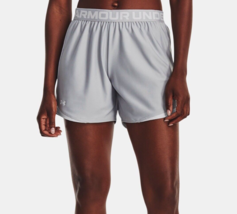 Under Armour Women&#39;s UA Play Up 5&quot; Shorts Size L Gray - £18.19 GBP