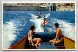 Water Sports Lake Mead Hoover Dam Las Vegas Nevada Postcard X22 - £3.89 GBP
