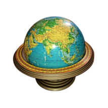 CRAMS 16” Physical Terrestrial World Globe Airliner Speed Base Atomic MCM - £227.33 GBP