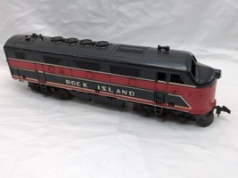 Vintage Marx Rock Island HO Railroad Caboose Model Train Car 7&quot; - $29.69