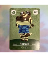 Animal Crossing Amiibo Card Roswell Series 5 - $168.13 MXN