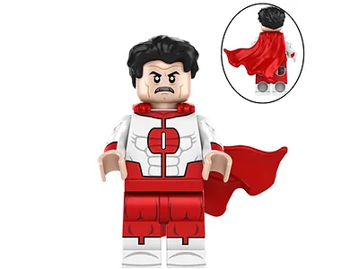 Omni-Man Wavy Cape Image Building Minifigure Bricks US - $9.17