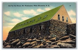 Old Tip Top House Mt Washington White Mountains NH UNP LInen Postcard R27 - £2.65 GBP