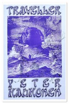 Peter Kaukonen Traveller Album Release Poster 1980s Graham &amp; Sargent Psy... - $1,860.32 MXN