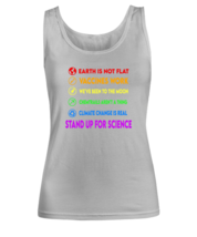 Vaccinated TankTop Stand Up For Science Ash-W-TT  - £15.94 GBP