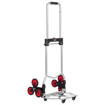 Stair Climbing Cart Heavy Duty Folding Hand Truck Dolly 260 lbs 10 Wheels - £104.81 GBP