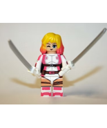 Minifigure Custom Toy Figure Gwenpool V2 Gwen Stacy Marvel Deadpool - $120.65 MXN