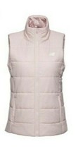 New Balance Women&#39;s Light Pink Puffer Full Zip Vest #WV83830-CSL - £39.14 GBP