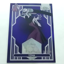 2023 Topps Chrome Disney 100 YZMA Limited Purple Shiny Refractor 287/299 - $1,114.81 MXN
