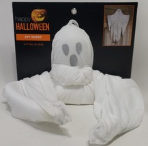 Happy Halloween 3FT Ghost Hanging Decoration Spooky White Fabric Prop - $19.79