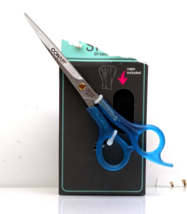 Conair Cut &amp; Style 7&quot; Barber Shears with Hair-Cutting Cape in Blue Sciss... - €9,06 EUR