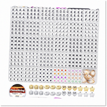 DIY Friendship Bracelets Kit - 1650pcs Letter Beads, 28 Styles Alphabet Beads, C - $24.74