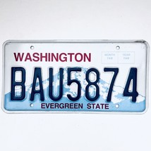  United States Washington Evergreen Passenger License Plate BAU5874 - $16.82