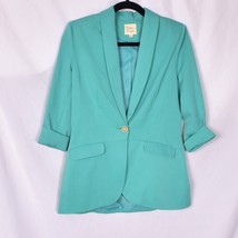 Golden Poppy 3/4 Sleeve Lined Blazer Size Medium - $338.24 MXN