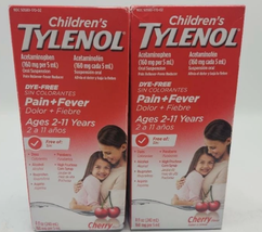 (2) Children&#39;s Tylenol Liquid Pain Relief &amp; Fever Medicine, Oral Suspens... - $13.85