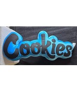 Cookies Original Logo Velour Blue/Black Body Pillow 1536A3346-BLU - $69.78