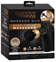 Copper Fit Percussion Massage Gun w/ 4 attachments, Cordless, Rechargeable - TV - £27.68 GBP