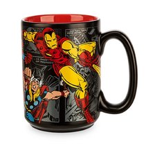 Disney Store Marvel Comics Mug - Black - $42.52