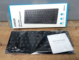 Anker Bluetooth Ultra-Slim Keyboard for iPad, Galaxy Tabs &amp; Other Mobile... - $14.99