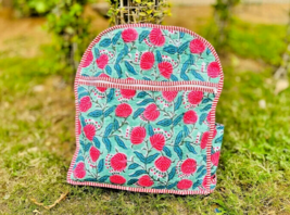 Indian Handmade Cotton Quilted Backpack Multi Printed Cotton Backpack fo... - £19.24 GBP