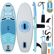 Inflatable Paddle Board With Stable Wing And Durable Sup Accessories, 10’ - £166.25 GBP