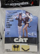 Cat Accessory Kit - Black Furry Ears Headband &amp; Tail - Rubies costume - £8.67 GBP