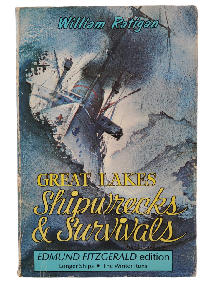 Great Lakes Shipwrecks and Survivals Edmund Fitzgerald Edition 1989 Pape... - $10.36