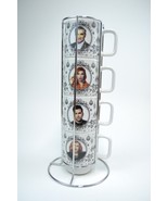 Schitts Creek Rose Family David Johnny Alexis Moira Stacked Mug Set With... - $39.99