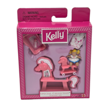 VINTAGE 1997 KELLY NURSERY SET PINK ROCKING HORSE BARBIE MATTEL 17844 NE... - €20,35 EUR