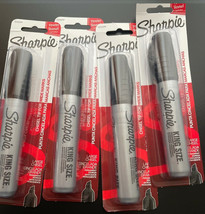 4~Sharpie KING SIZE Black Chisel Tip PERMANENT MARKER Water/Fade Resistant 15101 - £31.69 GBP
