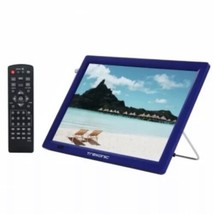 Trexonic 14” BLUE Portable LED Rechargeable HDMI AC/DC TV 14D w AV SD US... - £63.22 GBP