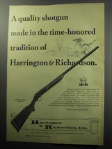 1968 Harrington &amp; Richardson Topper Shotgun Model 158 Advertisement - $18.49