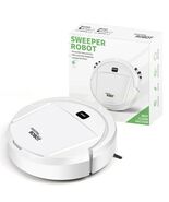 Sweeper Robot Wet And Dry Vacuum Cleaner White Mopping Sweep The Floor 622A - $548.13 MXN