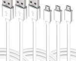 Micro Usb Cable, 10Ft 3 Pack Extra Long Android Phone Charger Cord, High... - £15.21 GBP