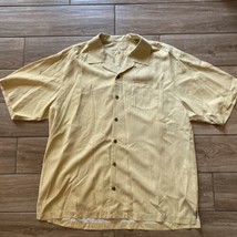Tommy Bahama Mens Size XL Shirt 100% Silk Hawaiian Casual Button Up Short Sleeve - £55.05 GBP