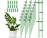 30 Pcs Adjustable Plant Support Stakes Garden, 12 Inch (Green) - $28.87