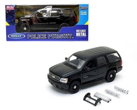 2008 Chevrolet Tahoe - Unmarked Police - Black - 1/24 Scale Diecast Car ... - £31.64 GBP