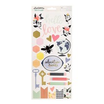 1 Canoe 2 Hazelwood Collection Cardstock Stickers With Foil Accents Acce... - £13.88 GBP