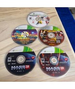 Lot of 4 Xbox 360 Video Games Disc Only UNTESTED Mass Effect 3 Borderlan... - £5.03 GBP