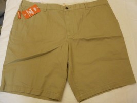 Men&#39;s Dockers Flat Front Shorts Classic Fit Khaki Size 42 NEW $48 - £22.49 GBP