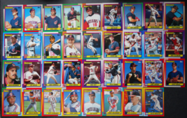 1990 Topps Cleveland Indians Team Set of 35 Baseball Cards With Traded - £3.52 GBP